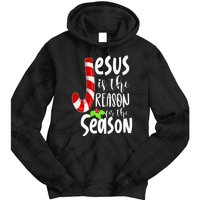 Jesus Is The Reason For The Season Christian Santa Christmas Tie Dye Hoodie