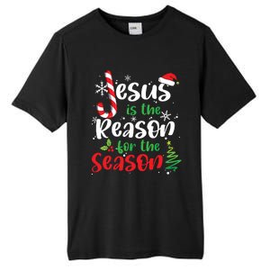 Jesus Is The Reason For The Season Christian Faith Christmas Tall Fusion ChromaSoft Performance T-Shirt