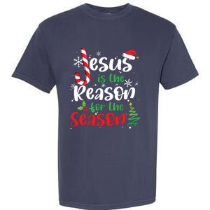 Jesus Is The Reason For The Season Christian Faith Christmas Garment-Dyed Heavyweight T-Shirt