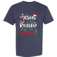 Jesus Is The Reason For The Season Christian Faith Christmas Garment-Dyed Heavyweight T-Shirt