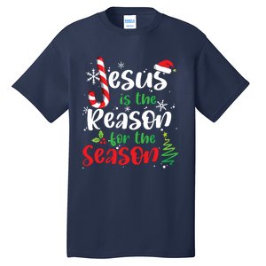 Jesus Is The Reason For The Season Christian Faith Christmas Tall T-Shirt