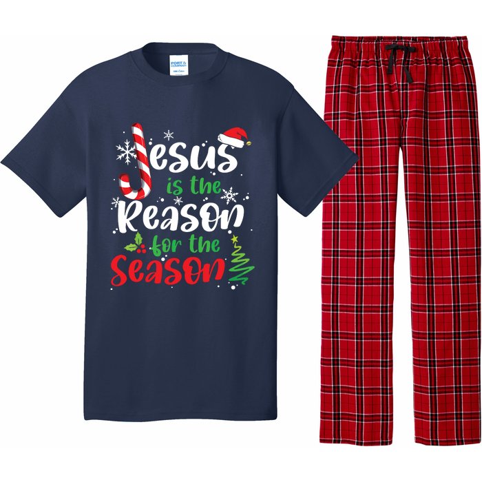 Jesus Is The Reason For The Season Christian Faith Christmas Pajama Set