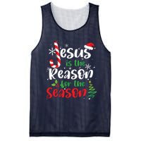 Jesus Is The Reason For The Season Christian Faith Christmas Mesh Reversible Basketball Jersey Tank