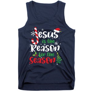 Jesus Is The Reason For The Season Christian Faith Christmas Tank Top