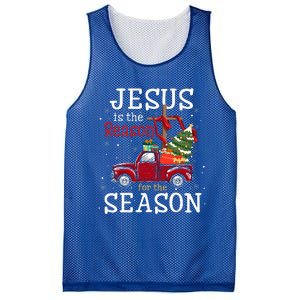 Jesus Is The Reason For The Season Christian Mesh Reversible Basketball Jersey Tank