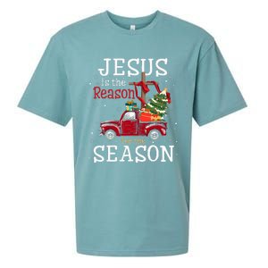 Jesus Is The Reason For The Season Christian Sueded Cloud Jersey T-Shirt