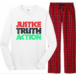 Justice Is Truth In Action Long Sleeve Pajama Set