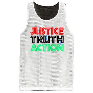 Justice Is Truth In Action Mesh Reversible Basketball Jersey Tank