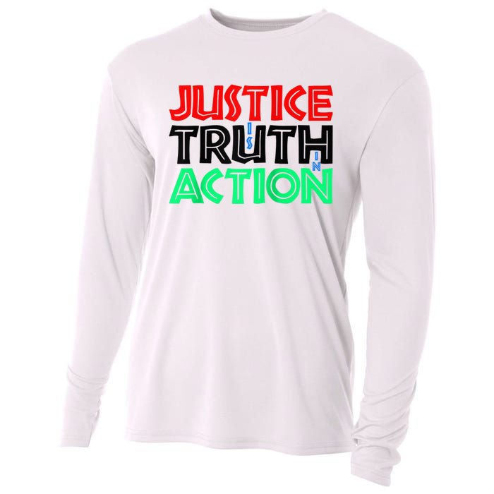 Justice Is Truth In Action Cooling Performance Long Sleeve Crew