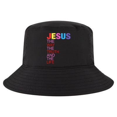 Jesus Is The Way The Truth And The Life Cool Comfort Performance Bucket Hat