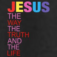 Jesus Is The Way The Truth And The Life 7 Panel Mesh Trucker Snapback Hat