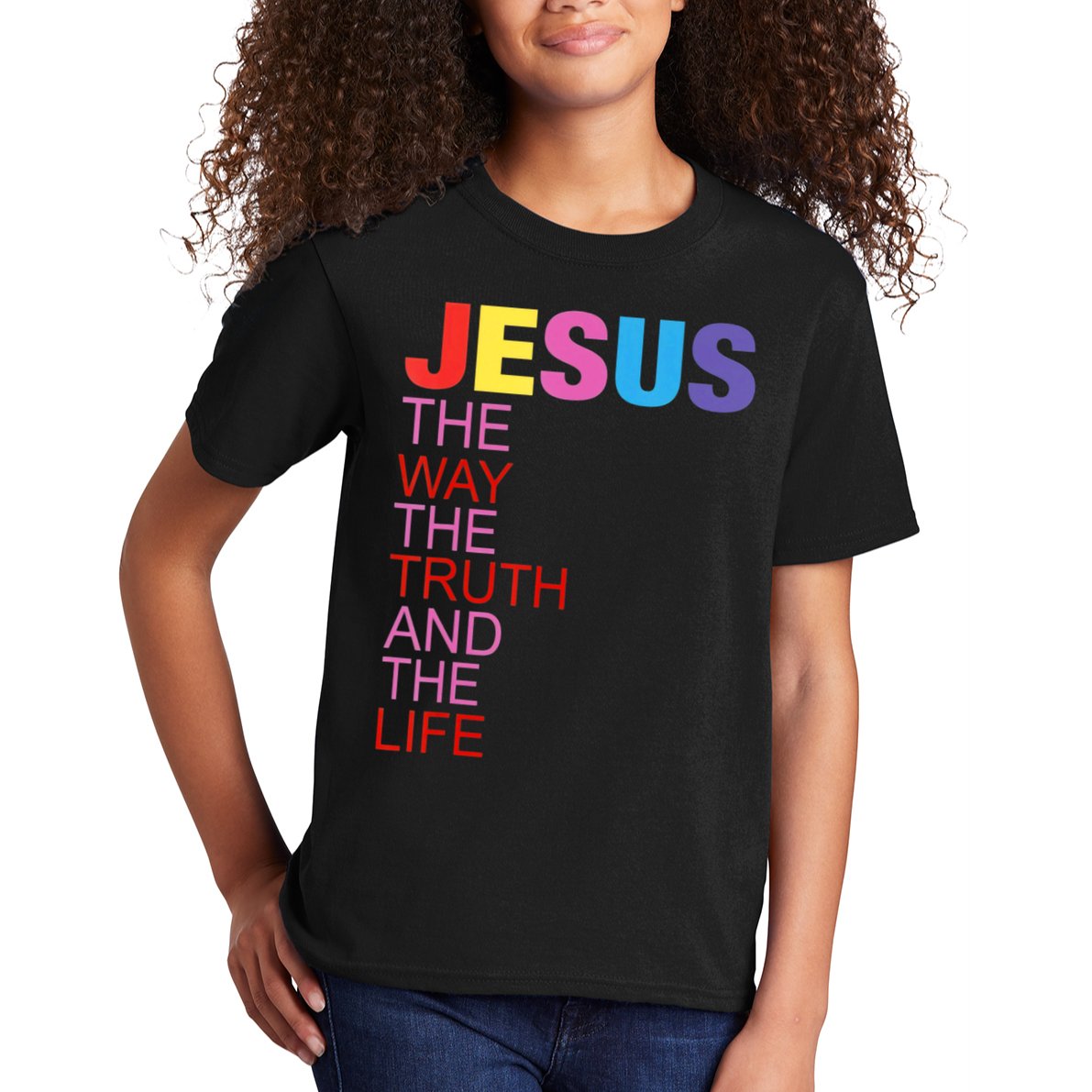 Jesus Is The Way The Truth And The Life Kids T-Shirt