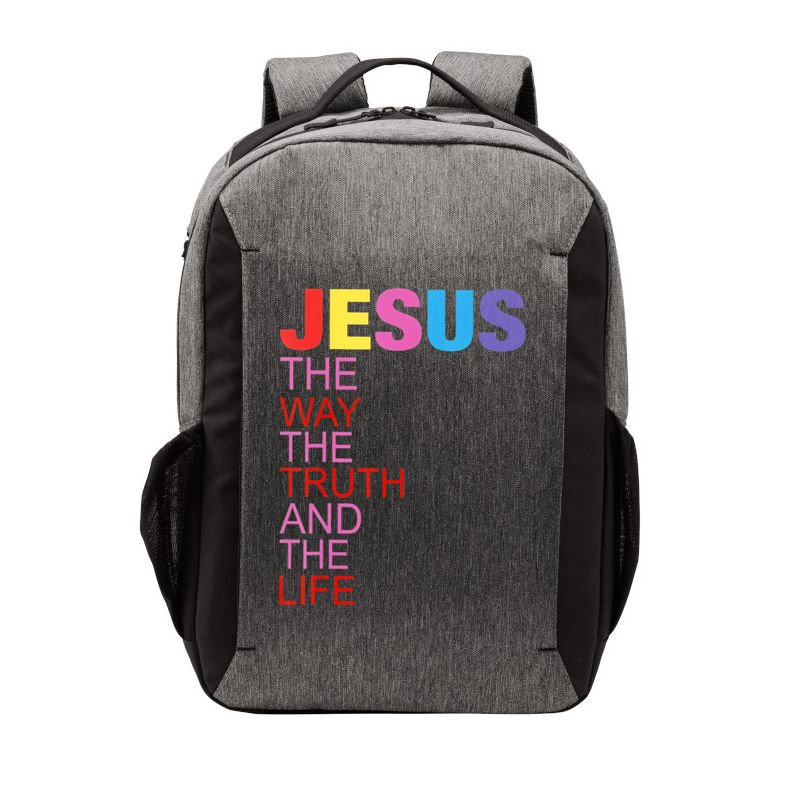 Jesus Is The Way The Truth And The Life Vector Backpack
