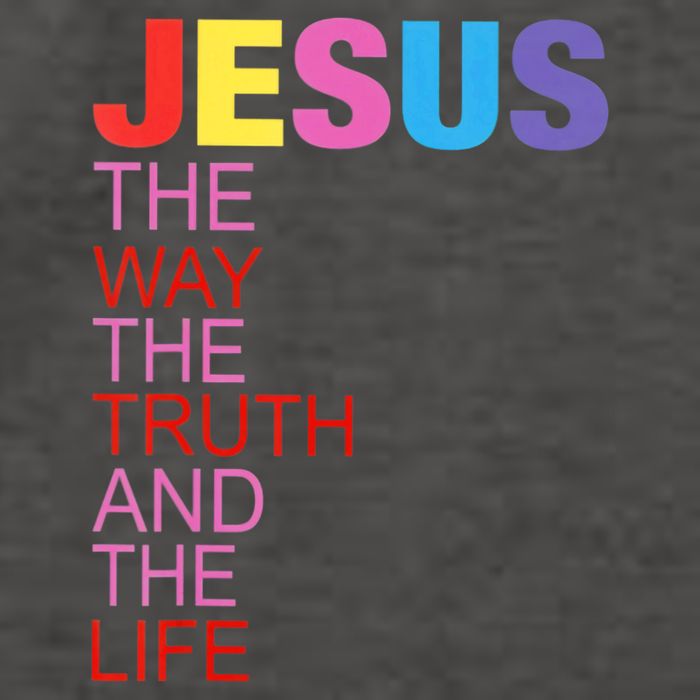 Jesus Is The Way The Truth And The Life Vector Backpack