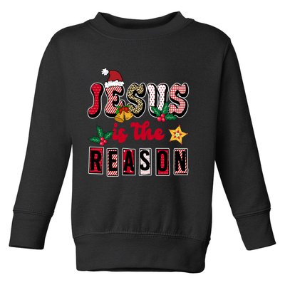 Jesus Is The Reason Christmas Holiday Toddler Sweatshirt