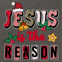 Jesus Is The Reason Christmas Holiday Cotton Canvas Backpack