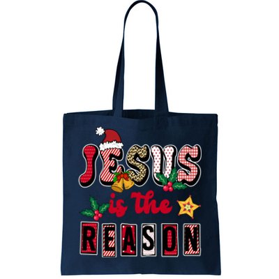 Jesus Is The Reason Christmas Holiday Tote Bag