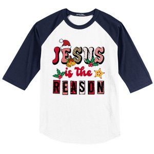 Jesus Is The Reason Christmas Holiday Baseball Sleeve Shirt