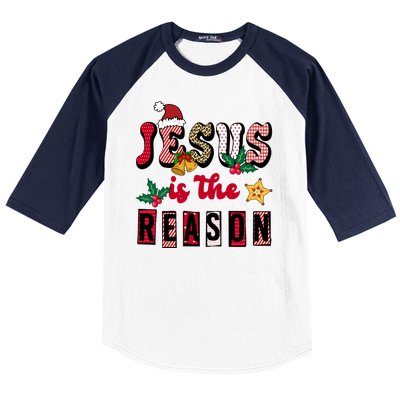 Jesus Is The Reason Christmas Holiday Baseball Sleeve Shirt