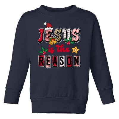 Jesus Is The Reason Christmas Holiday Toddler Sweatshirt