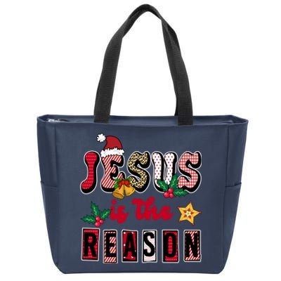 Jesus Is The Reason Christmas Holiday Zip Tote Bag