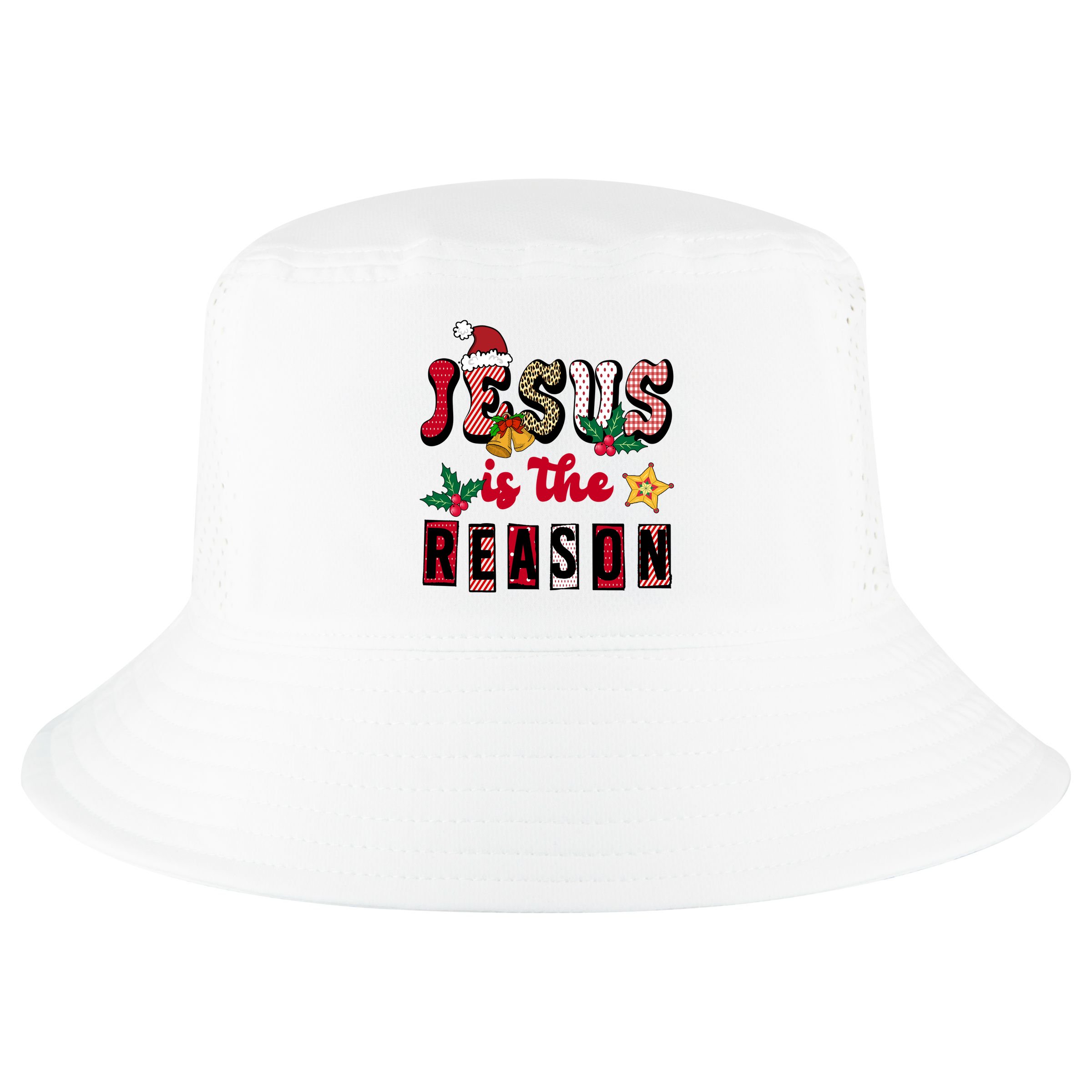 Jesus Is The Reason Christmas Holiday Cool Comfort Performance Bucket Hat