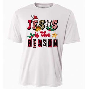 Jesus Is The Reason Christmas Holiday Cooling Performance Crew T-Shirt