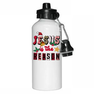 Jesus Is The Reason Christmas Holiday Aluminum Water Bottle