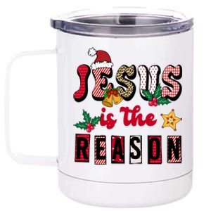 Jesus Is The Reason Christmas Holiday 12 oz Stainless Steel Tumbler Cup