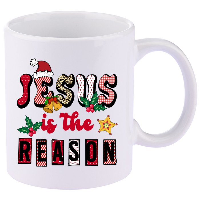 Jesus Is The Reason Christmas Holiday 11oz C Handle Ceramic Mug