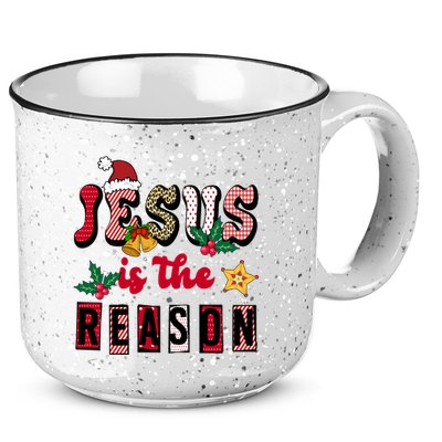Jesus Is The Reason Christmas Holiday 15oz Campfire Ceramic Mug