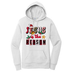 Jesus Is The Reason Christmas Holiday Women's Pullover Hoodie