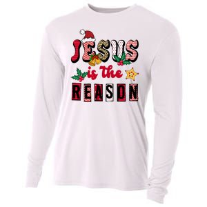 Jesus Is The Reason Christmas Holiday Cooling Performance Long Sleeve Crew