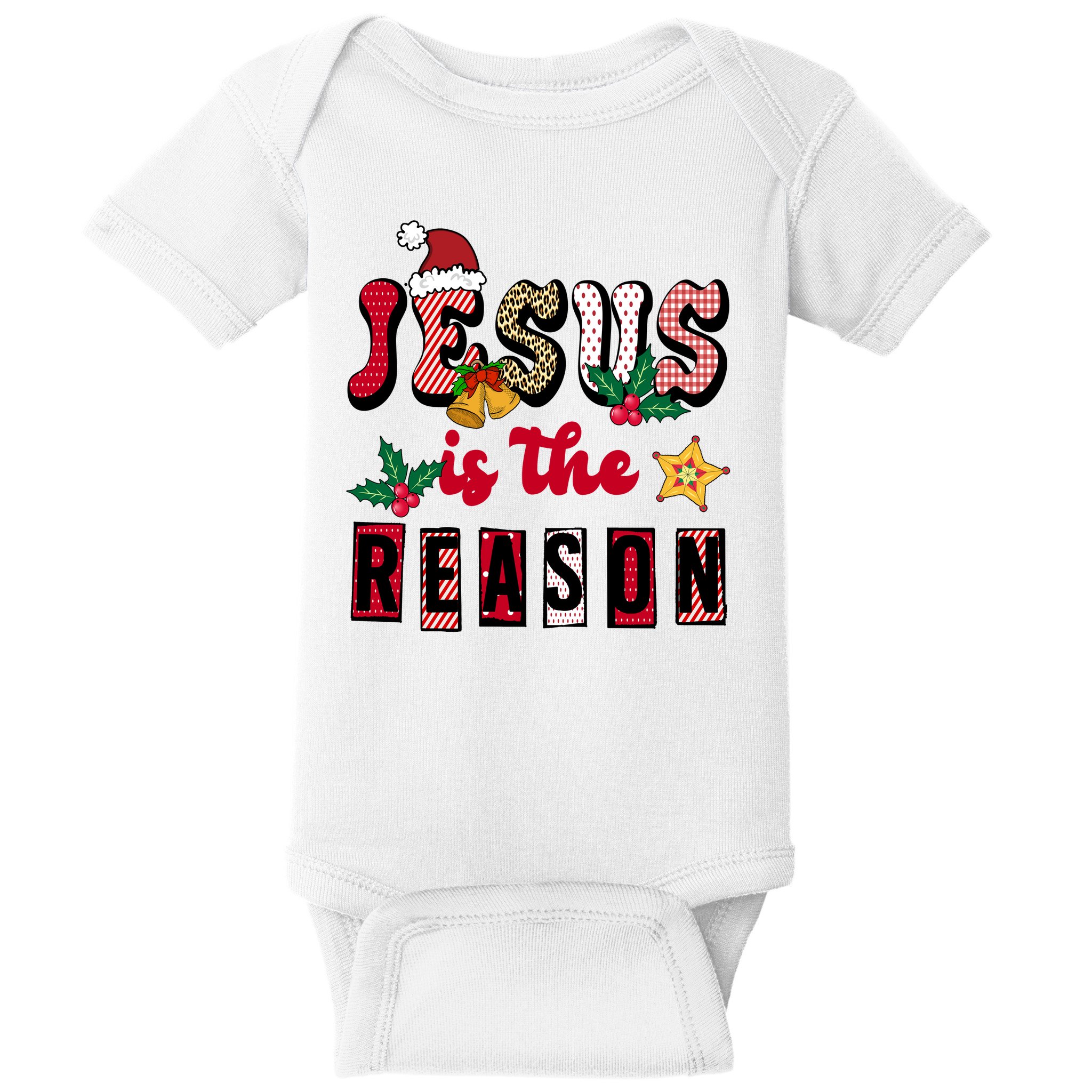 Jesus Is The Reason Christmas Holiday Baby Bodysuit