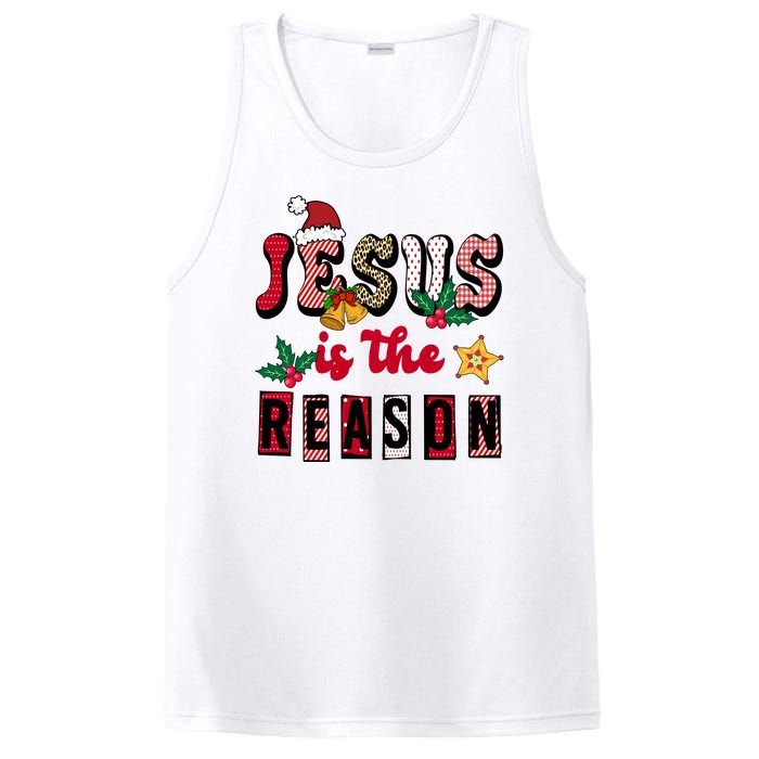 Jesus Is The Reason Christmas Holiday PosiCharge Competitor Tank