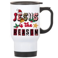 Jesus Is The Reason Christmas Holiday Stainless Steel Travel Mug