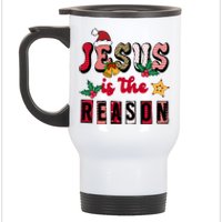 Jesus Is The Reason Christmas Holiday Stainless Steel Travel Mug