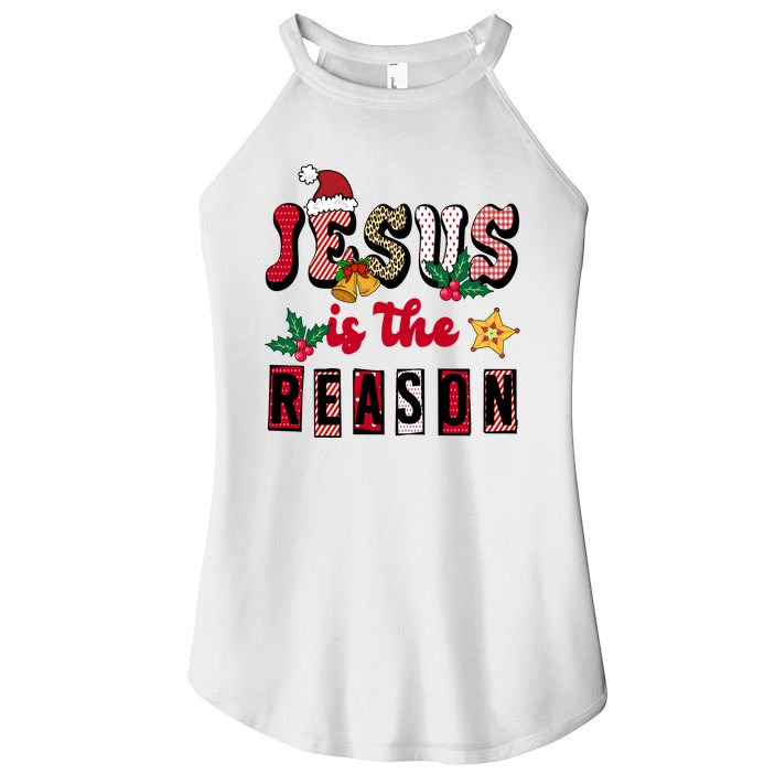 Jesus Is The Reason Christmas Holiday Women's Perfect Tri Rocker Tank
