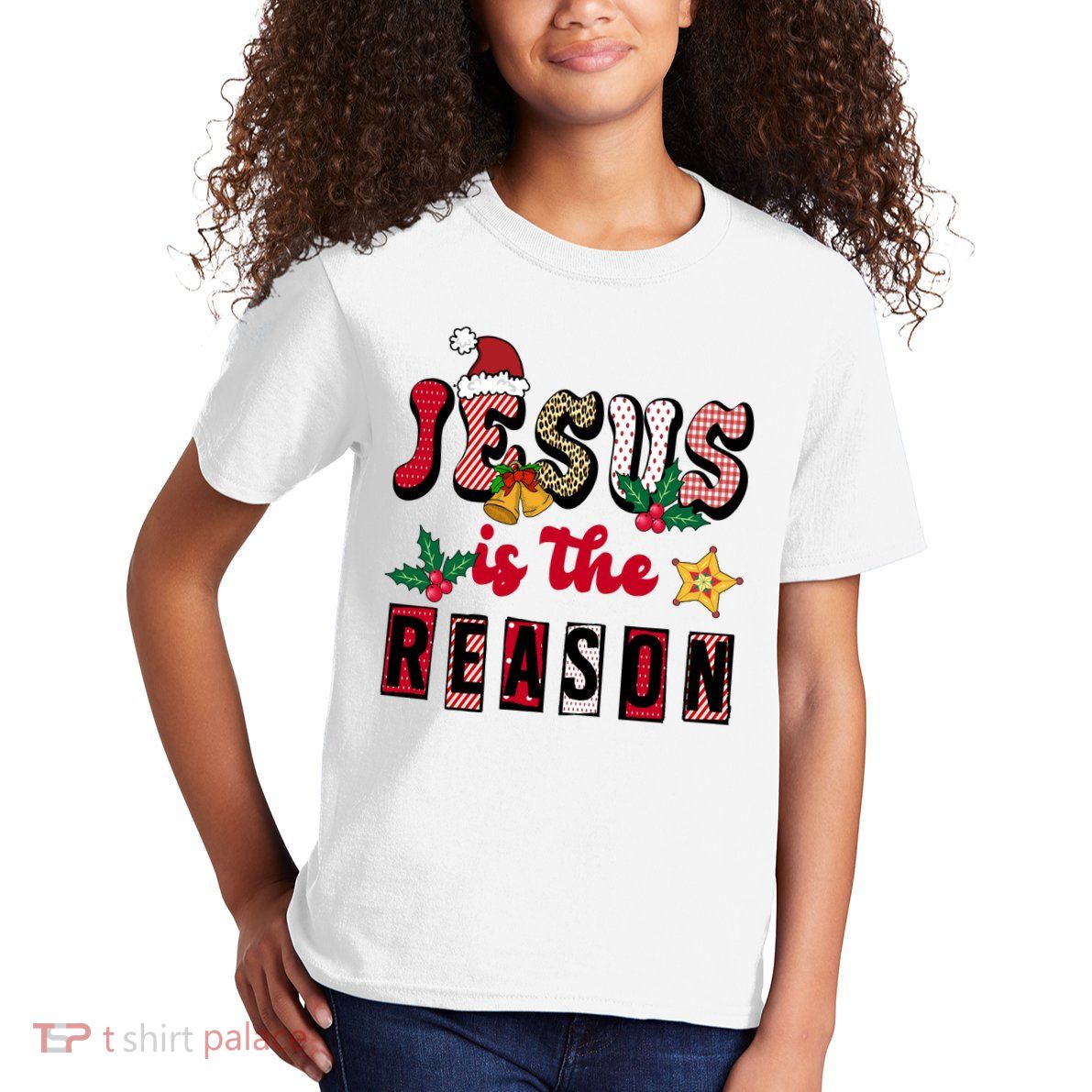 Jesus Is The Reason Christmas Holiday Kids T-Shirt