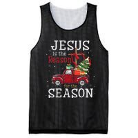 Jesus Is The Reason For The Season Christian Faith Christmas Mesh Reversible Basketball Jersey Tank