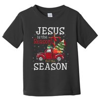 Jesus Is The Reason For The Season Christian Faith Christmas Toddler T-Shirt