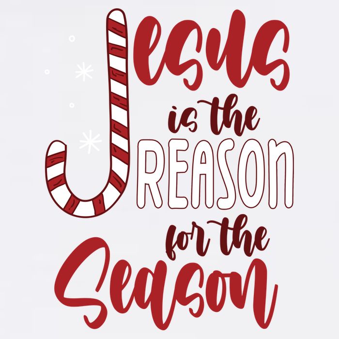 Jesus Is The Reason For The Season Candy Cane Christmas Bucket Hat