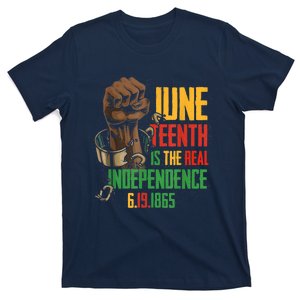 Juneteenth Is The Real Independence Day 1865 Freedom T-Shirt