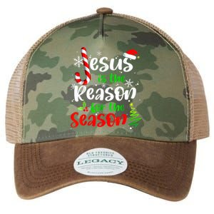 Jesus Is The Reason For The Season Christian Faith Christmas Legacy Tie Dye Trucker Hat