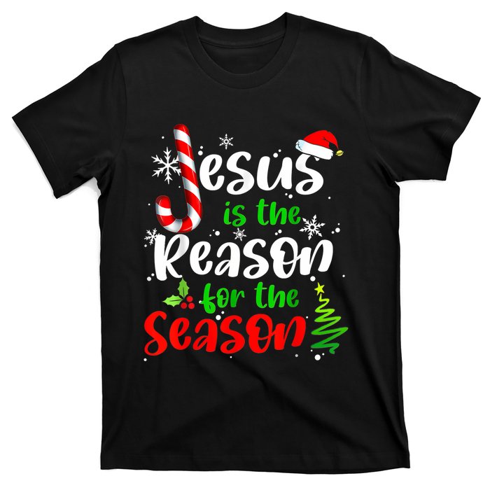 Jesus Is The Reason For The Season Christian Faith Christmas T-Shirt