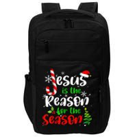 Jesus Is The Reason For The Season Christian Faith Christmas Impact Tech Backpack