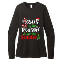 Jesus Is The Reason For The Season Christian Faith Christmas Womens CVC Long Sleeve Shirt