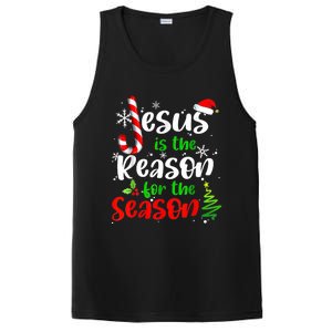 Jesus Is The Reason For The Season Christian Faith Christmas PosiCharge Competitor Tank