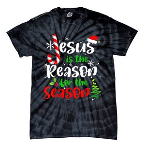 Jesus Is The Reason For The Season Christian Faith Christmas Tie-Dye T-Shirt