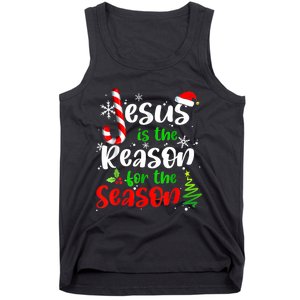 Jesus Is The Reason For The Season Christian Faith Christmas Tank Top